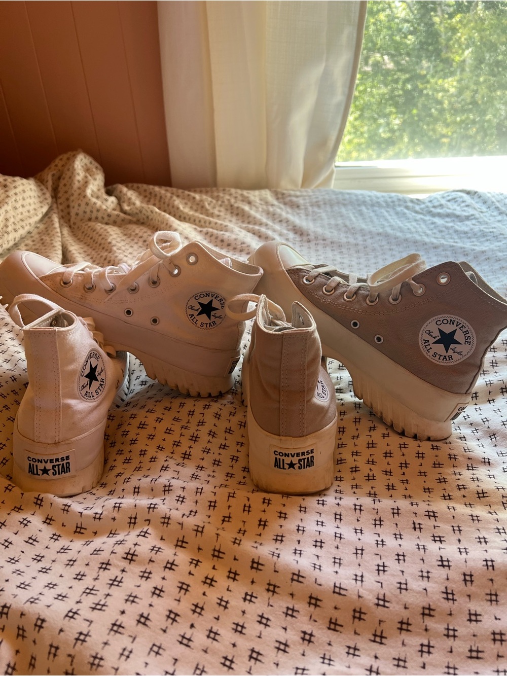 Converse Lugged Platform Shoes (2 Pair bundle)